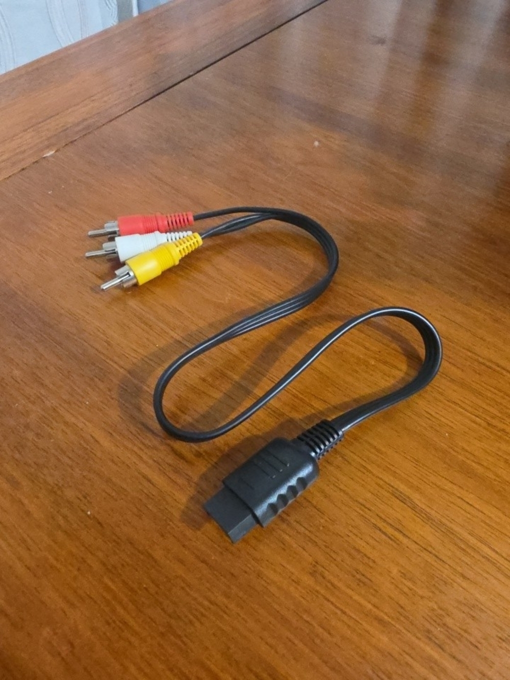Sony Playstation AV Composite Cable – Black with Red/White/Yellow Connectors